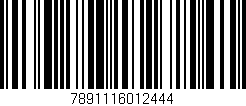 Código de barras (EAN, GTIN, SKU, ISBN): '7891116012444'