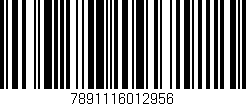 Código de barras (EAN, GTIN, SKU, ISBN): '7891116012956'