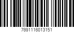 Código de barras (EAN, GTIN, SKU, ISBN): '7891116013151'