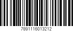 Código de barras (EAN, GTIN, SKU, ISBN): '7891116013212'