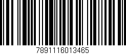 Código de barras (EAN, GTIN, SKU, ISBN): '7891116013465'