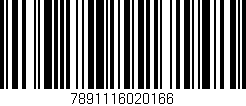 Código de barras (EAN, GTIN, SKU, ISBN): '7891116020166'