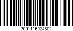 Código de barras (EAN, GTIN, SKU, ISBN): '7891116024607'