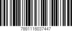 Código de barras (EAN, GTIN, SKU, ISBN): '7891116037447'