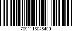 Código de barras (EAN, GTIN, SKU, ISBN): '7891116045480'