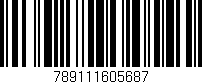 Código de barras (EAN, GTIN, SKU, ISBN): '789111605687'