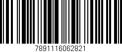 Código de barras (EAN, GTIN, SKU, ISBN): '7891116062821'
