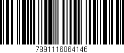 Código de barras (EAN, GTIN, SKU, ISBN): '7891116064146'