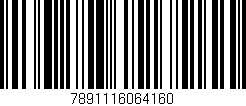 Código de barras (EAN, GTIN, SKU, ISBN): '7891116064160'
