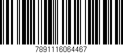 Código de barras (EAN, GTIN, SKU, ISBN): '7891116064467'