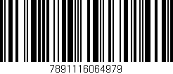 Código de barras (EAN, GTIN, SKU, ISBN): '7891116064979'