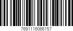 Código de barras (EAN, GTIN, SKU, ISBN): '7891116066157'