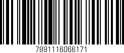 Código de barras (EAN, GTIN, SKU, ISBN): '7891116066171'