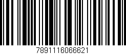 Código de barras (EAN, GTIN, SKU, ISBN): '7891116066621'