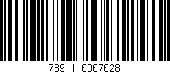 Código de barras (EAN, GTIN, SKU, ISBN): '7891116067628'