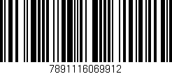 Código de barras (EAN, GTIN, SKU, ISBN): '7891116069912'