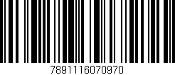 Código de barras (EAN, GTIN, SKU, ISBN): '7891116070970'