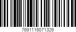 Código de barras (EAN, GTIN, SKU, ISBN): '7891116071328'