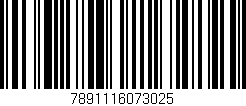 Código de barras (EAN, GTIN, SKU, ISBN): '7891116073025'