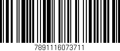 Código de barras (EAN, GTIN, SKU, ISBN): '7891116073711'