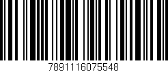 Código de barras (EAN, GTIN, SKU, ISBN): '7891116075548'