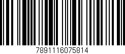 Código de barras (EAN, GTIN, SKU, ISBN): '7891116075814'