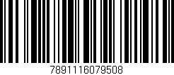 Código de barras (EAN, GTIN, SKU, ISBN): '7891116079508'