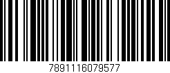Código de barras (EAN, GTIN, SKU, ISBN): '7891116079577'