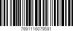 Código de barras (EAN, GTIN, SKU, ISBN): '7891116079591'