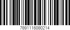 Código de barras (EAN, GTIN, SKU, ISBN): '7891116080214'