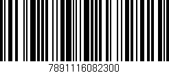 Código de barras (EAN, GTIN, SKU, ISBN): '7891116082300'