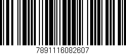 Código de barras (EAN, GTIN, SKU, ISBN): '7891116082607'