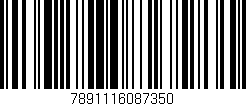 Código de barras (EAN, GTIN, SKU, ISBN): '7891116087350'