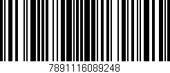 Código de barras (EAN, GTIN, SKU, ISBN): '7891116089248'