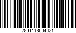 Código de barras (EAN, GTIN, SKU, ISBN): '7891116094921'