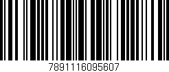Código de barras (EAN, GTIN, SKU, ISBN): '7891116095607'