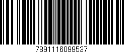 Código de barras (EAN, GTIN, SKU, ISBN): '7891116099537'