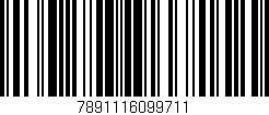 Código de barras (EAN, GTIN, SKU, ISBN): '7891116099711'