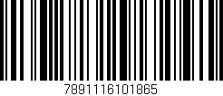 Código de barras (EAN, GTIN, SKU, ISBN): '7891116101865'