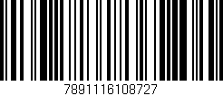Código de barras (EAN, GTIN, SKU, ISBN): '7891116108727'