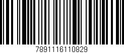 Código de barras (EAN, GTIN, SKU, ISBN): '7891116110829'