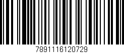Código de barras (EAN, GTIN, SKU, ISBN): '7891116120729'