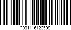 Código de barras (EAN, GTIN, SKU, ISBN): '7891116123539'