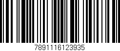 Código de barras (EAN, GTIN, SKU, ISBN): '7891116123935'