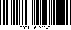 Código de barras (EAN, GTIN, SKU, ISBN): '7891116123942'