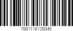 Código de barras (EAN, GTIN, SKU, ISBN): '7891116125045'