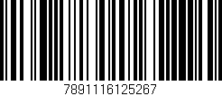 Código de barras (EAN, GTIN, SKU, ISBN): '7891116125267'