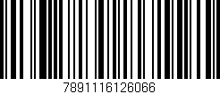Código de barras (EAN, GTIN, SKU, ISBN): '7891116126066'