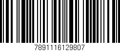Código de barras (EAN, GTIN, SKU, ISBN): '7891116129807'