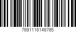 Código de barras (EAN, GTIN, SKU, ISBN): '7891116148785'